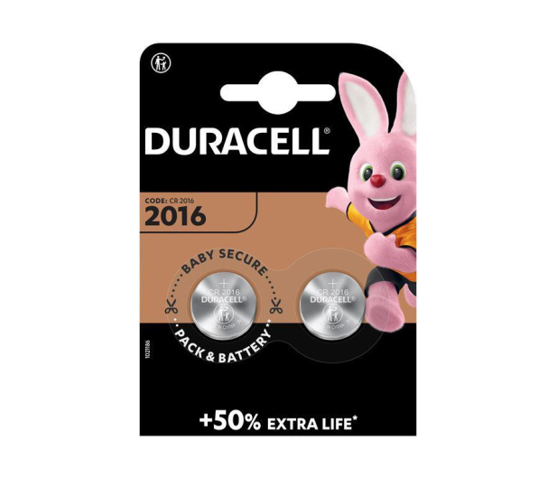 Duracell Baterie CR2016 blister 2 sztuki - 1247874 - zdjęcie